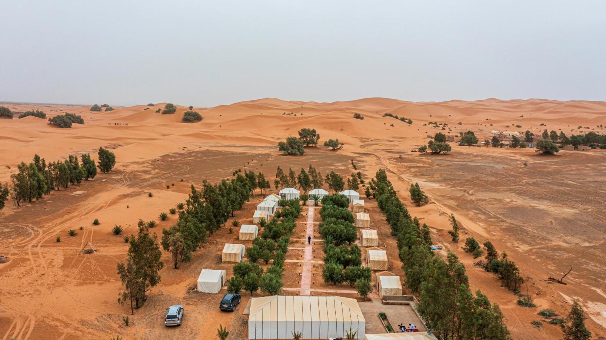 Merzouga Camp Erg Znaigui Hotel Taouz Exterior photo