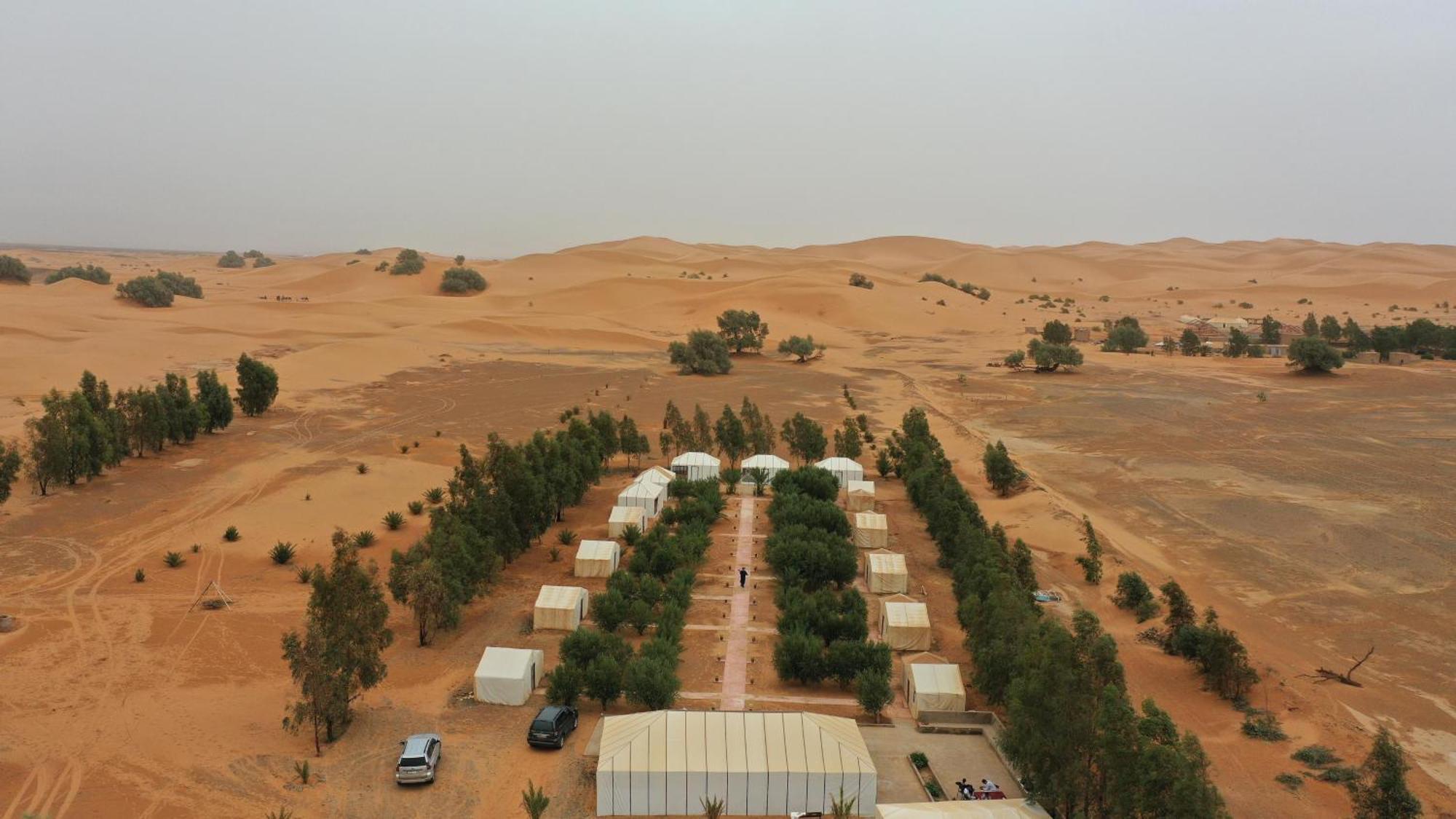 Merzouga Camp Erg Znaigui Hotel Taouz Exterior photo